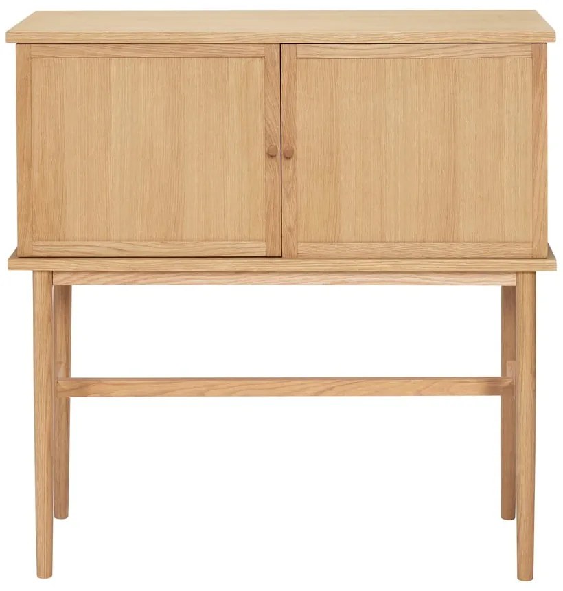 Mobiletto in rovere naturale 90x90 cm Dash - Hübsch