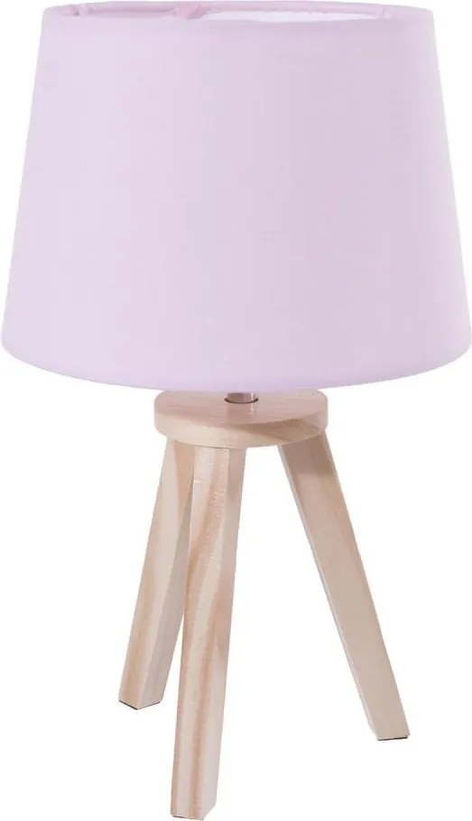 Atmosphera - Lampada da tavolo TRIPOD 1xE14/40W/230V pino/rosa