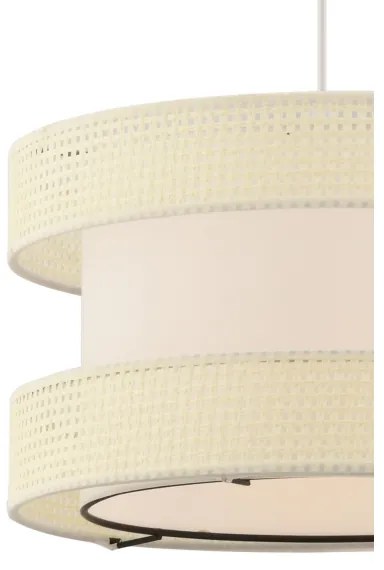 Lampadario a sospensione su cavo HALO 1xE27/60W/230V colore crema