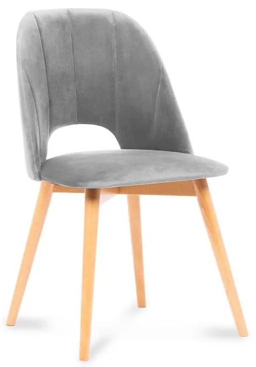 Sedia da pranzo TINO 86x48 cm grigio/faggio