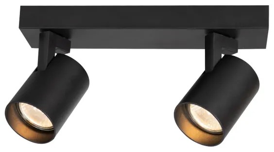 Faretto VOLF 2xGU10/10W/230V nero