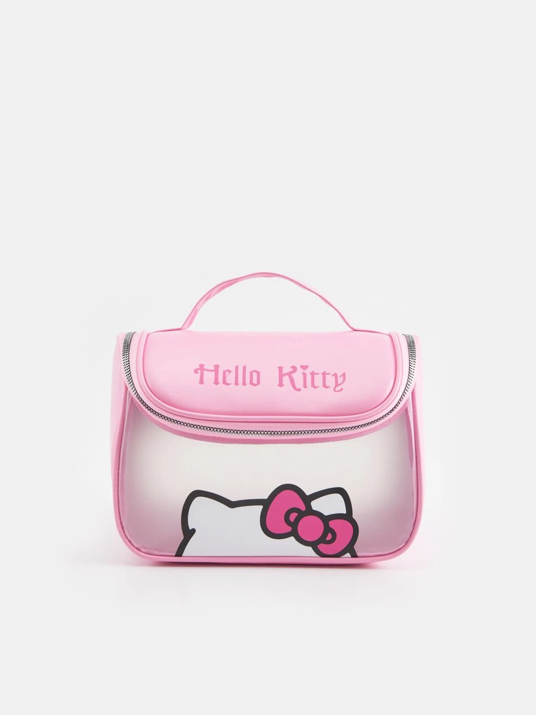 Sinsay - Borsa da toilette Hello Kitty - rosa pastello