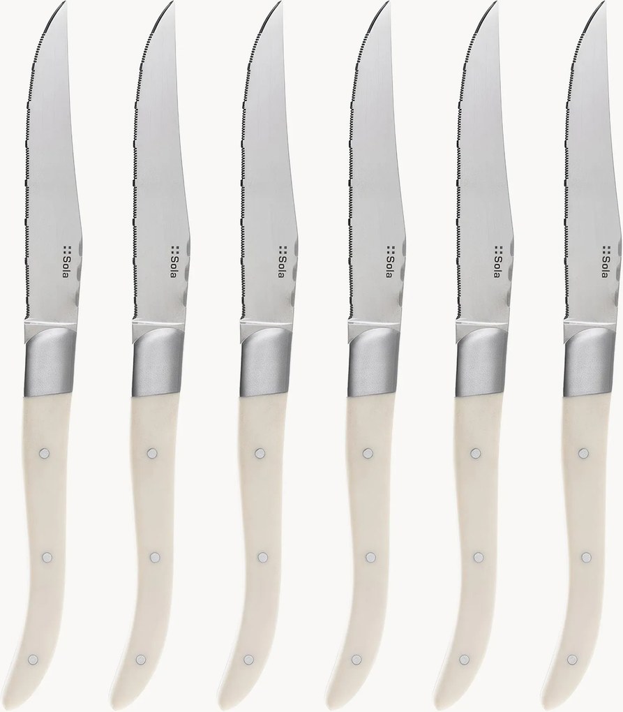 Set di 6 coltelli da bistecca Sola