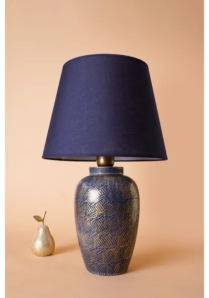 Lampada da tavolo RAMZES 1xE27/40W/230V blu