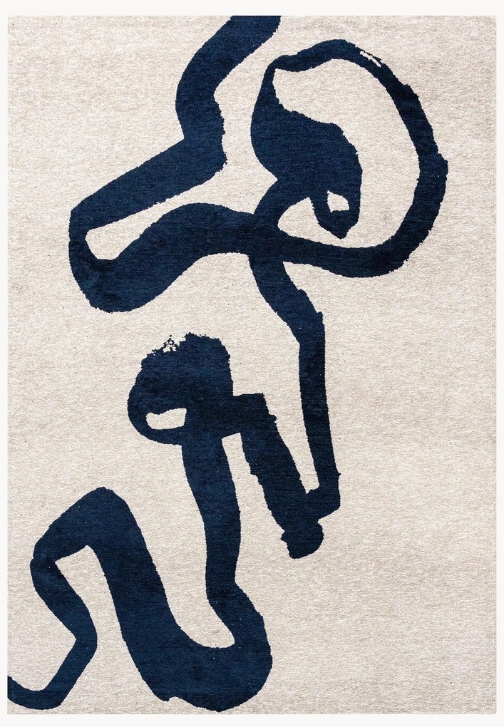 Tappeto lavabile jacquard da interno-esterno Ribbon