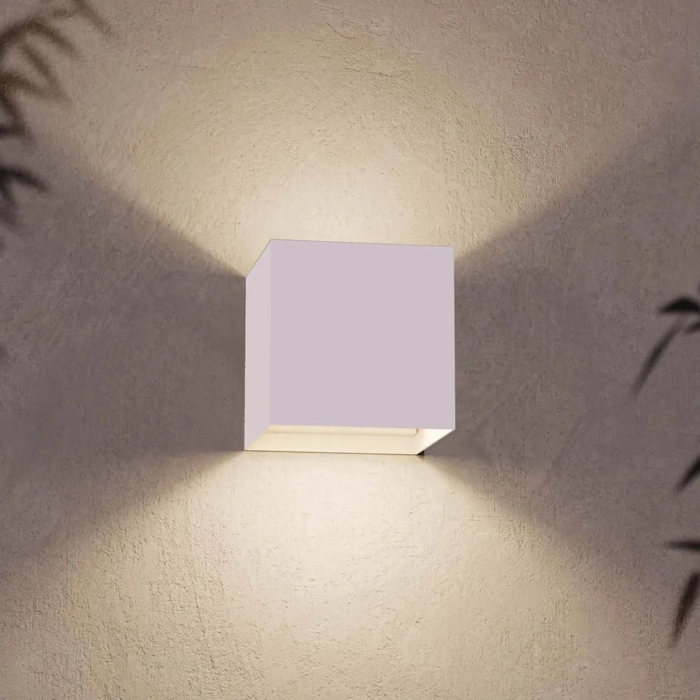 Applique LED Cubo 12W Bidirezionale IP65 CCT OSRAM Chip LED