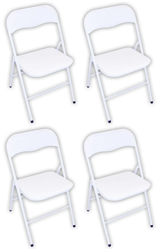 LUCIE - sedia pieghevole salvaspazio set da 4 monocolor
