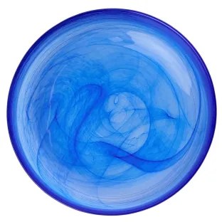 Servizio da tavola 18 pezzi, blu/vetro