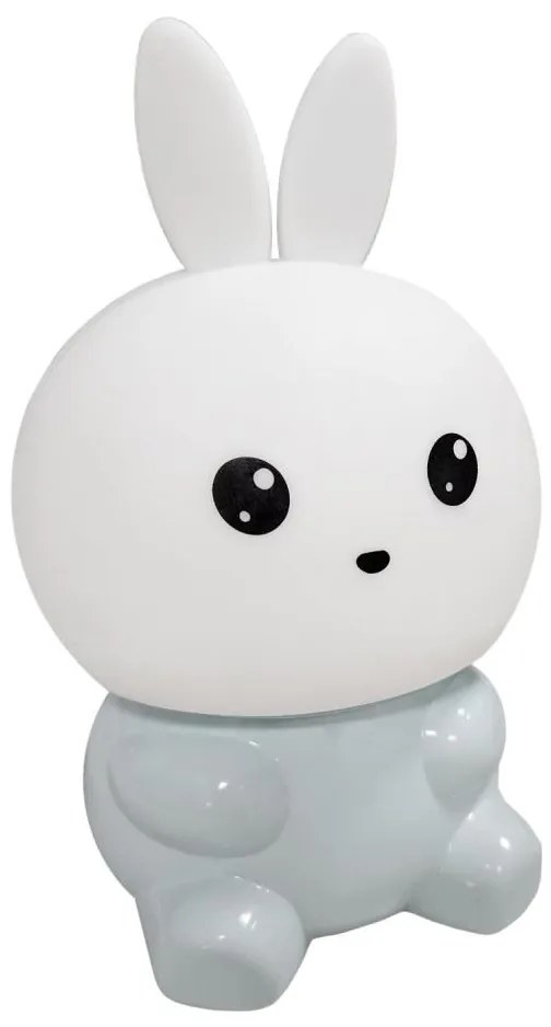 Lampada LED RGBW per bambini, touch, LED 1W 5V USB 1200 mAh con coniglio