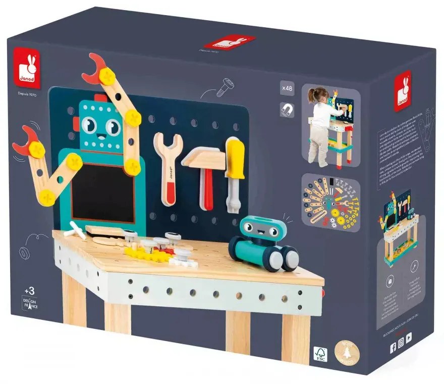 Brico'Kids - Banco da lavoro robot grande