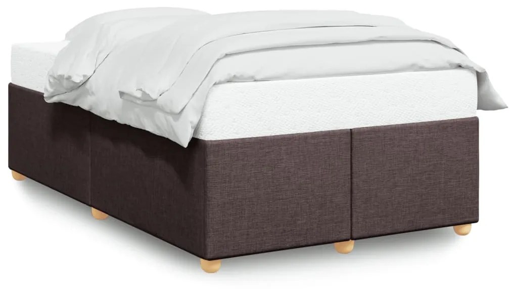 Giroletto Senza Materasso Marrone Scuro 80x200 Cm İn Tessuto /