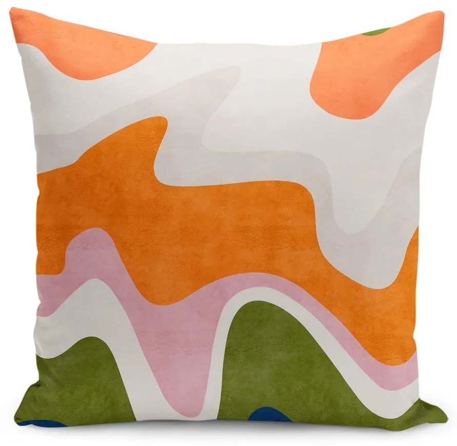 Federa decorativa 43x43 cm Squiggly Orange – Mila Home