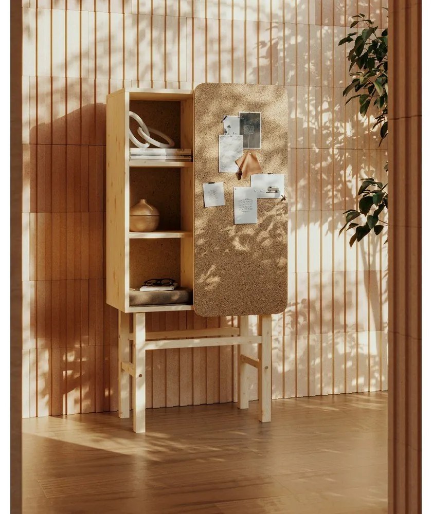 Libreria in legno di pino 70x142 cm Slide - Karup Design