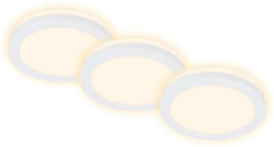 Briloner 7055-036 - SET 3x Lampada LED da incasso per bagni LED/3W/230V IP44