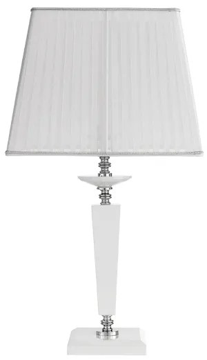 Lume da tavolo 33x64 cm CHERUBINI in vetro e cristallo ottico Bianco