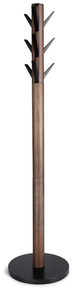 Appendino in legno nero in gomma naturale Flapper - Umbra