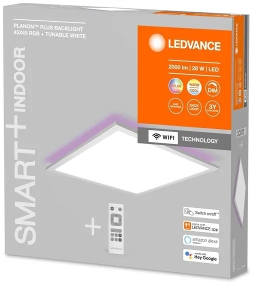 Ledvance - Pannello LED RGBW Dimmerabile SMART+ PLANON LED/28W/230V Wi-Fi + TC