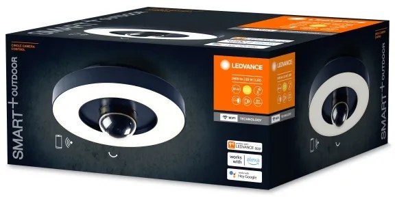 Ledvance - LED Lampada da esterno con sensore e camera LED/22W/230V IP44 Wi-Fi