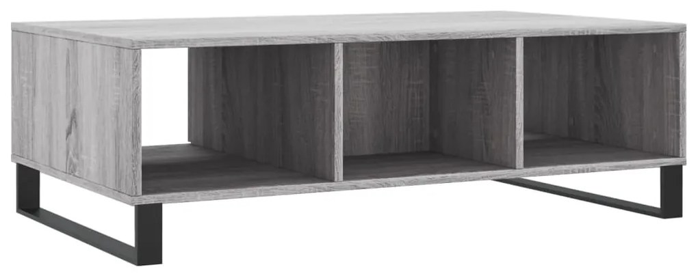 Tavolino da Salotto Grigio Sonoma 104x60x35cm Legno Multistrato