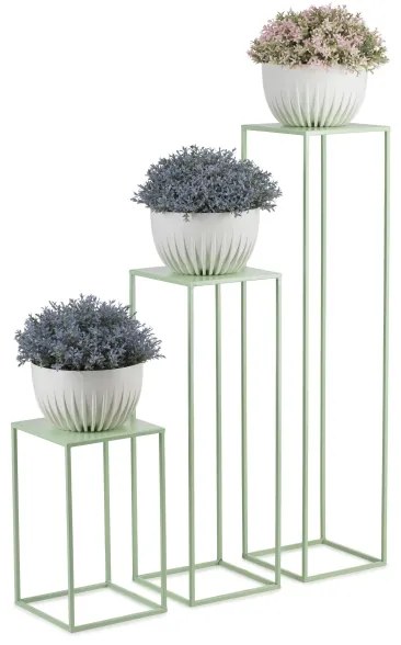 Portafiori 40x24 cm luce verde