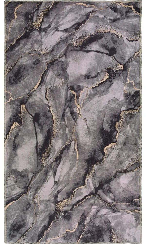 Tappeto lavabile grigio 80x50 cm - Vitaus