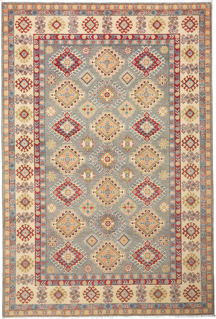 Kazak Tappeto 300x200 (Afghanistan) Annodato A Mano