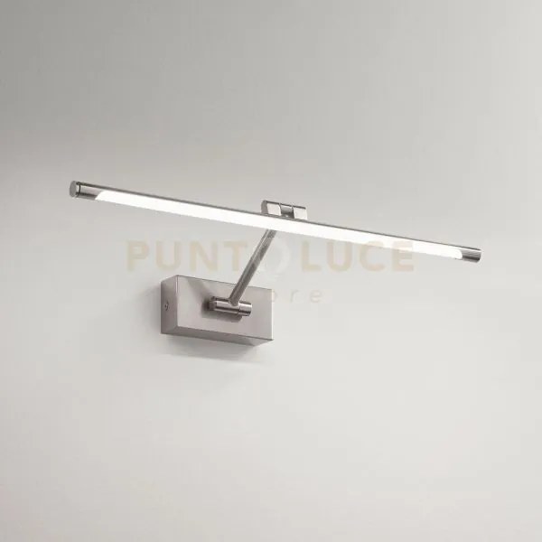Gap442c- applique a parete in metallo cromo a led 3000k 473lm 8w 48...