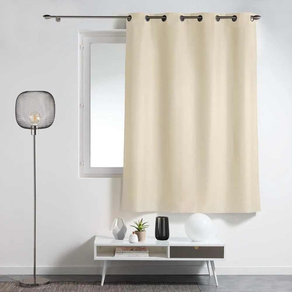 Tenda beige 140x180 cm Essentiel – douceur d'intérieur