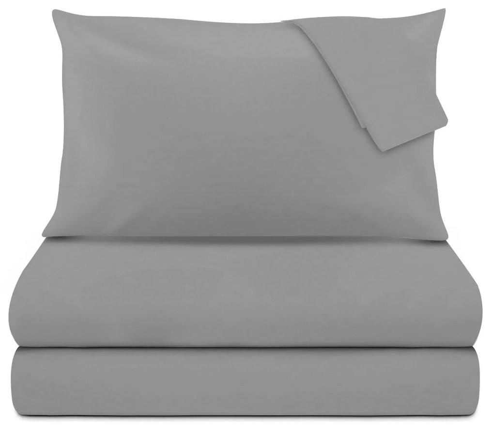 Completo letto matrimoniale grigio scuro Sugar