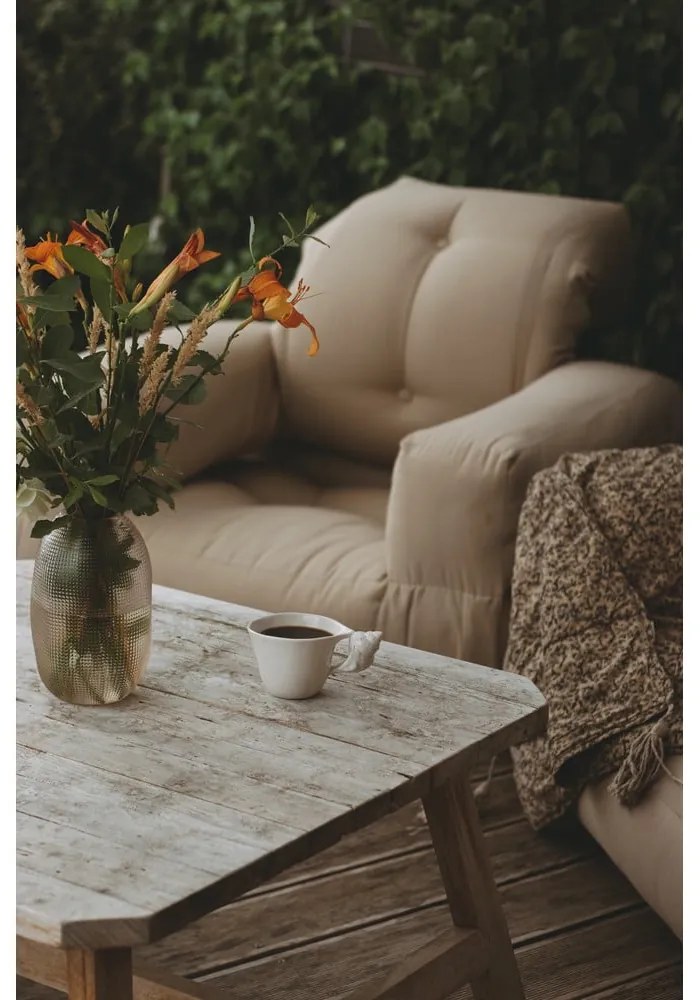 Divano poltrona da esterno beige Design OUT™ Hippo Beige Out Hippo - Karup Design