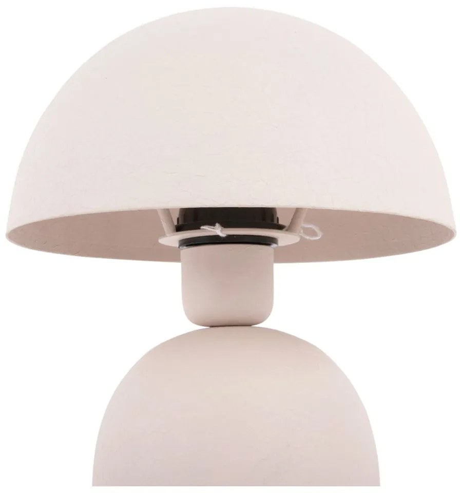 Lampada da tavolo color crema (altezza 29 cm) Boaz - Leitmotiv