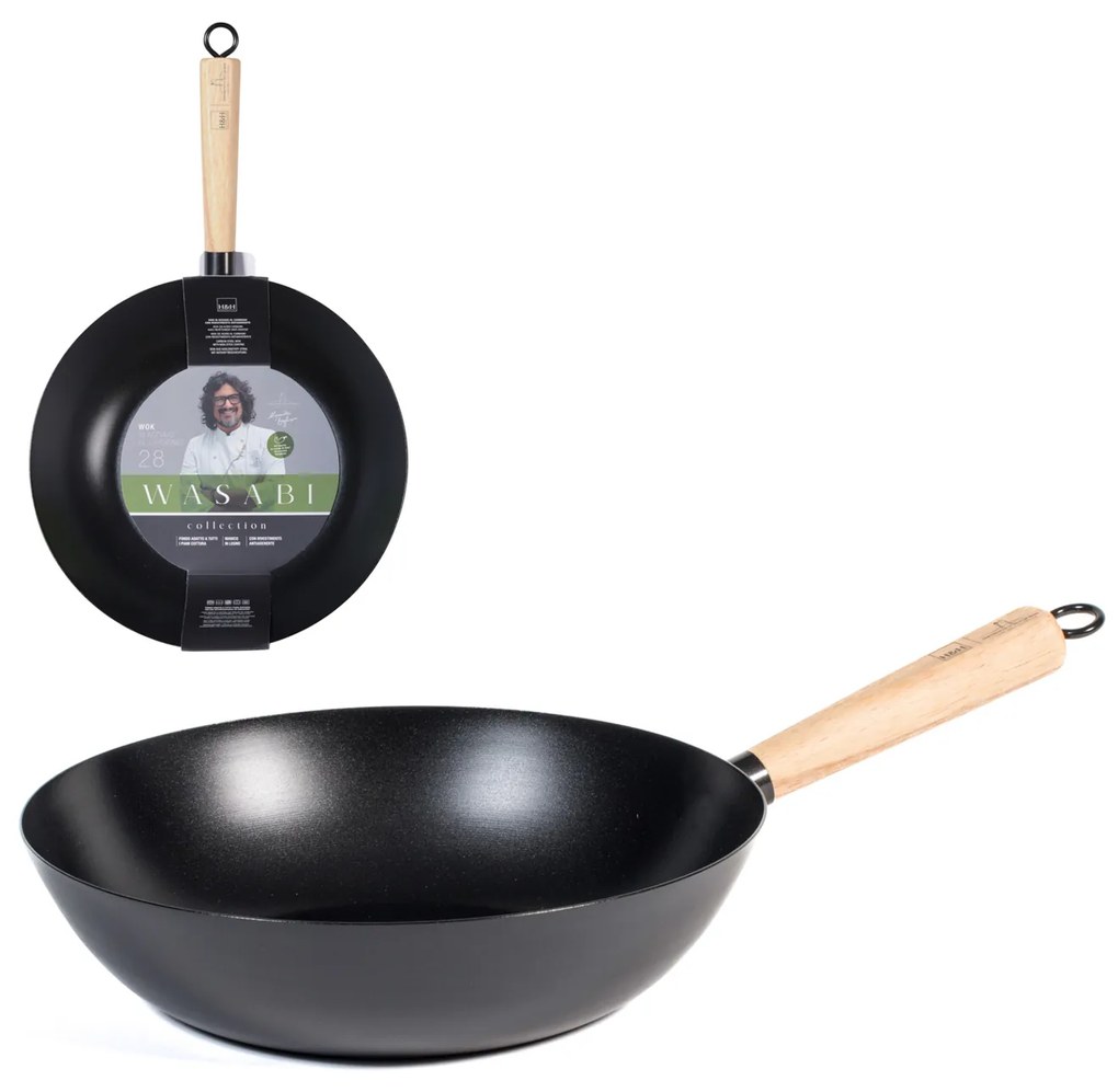 Wok 28 cm Alessandro Borghese Wasabi