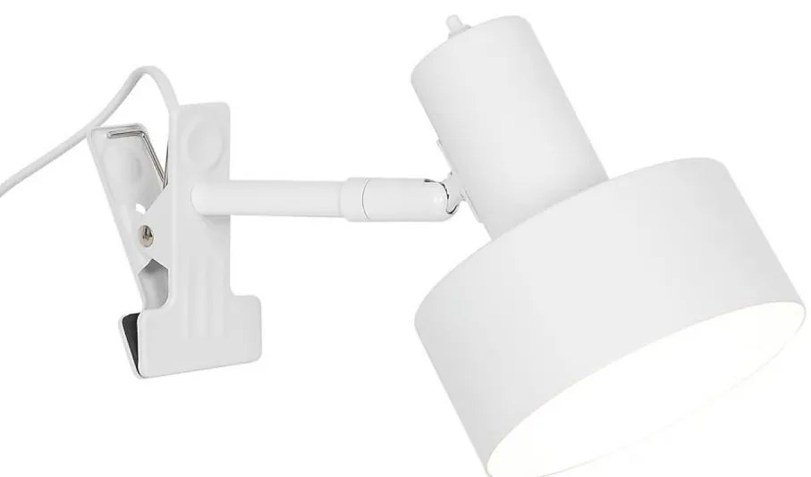 Nordlux - Lampada con morsetto MATIS 1xE27/15W/230V bianco