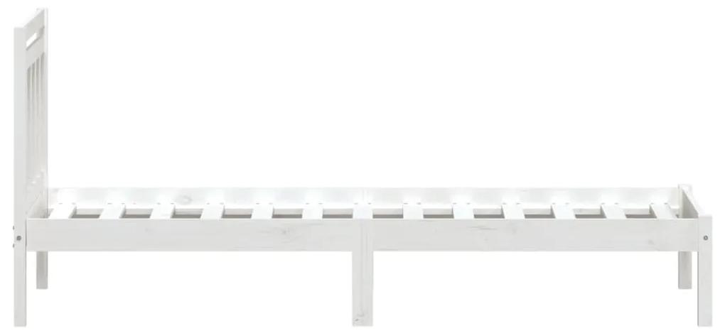 Giroletto Bianco in Legno Massello di Pino 100x200 cm