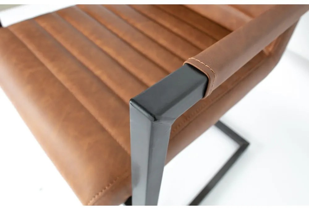 Sedia da pranzo marrone Bas - WOOOD