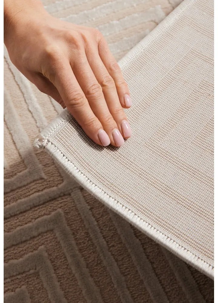 Tappeto beige 120x170 cm Perles Tourmaline – Elle Decoration