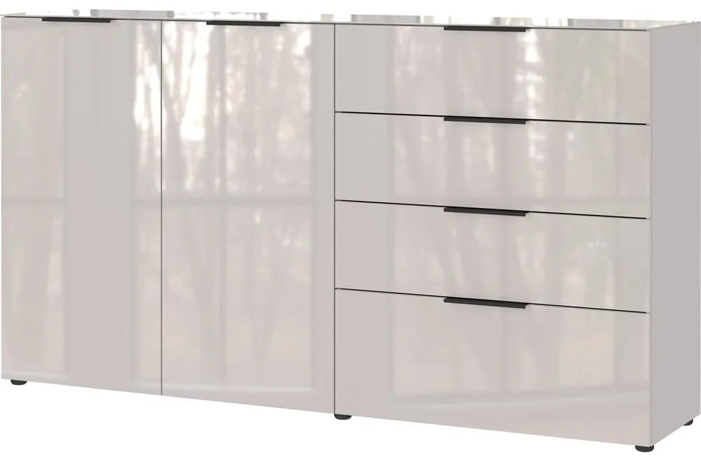 Cassettiera bassa color crema 184x102 cm Oakland - Germania
