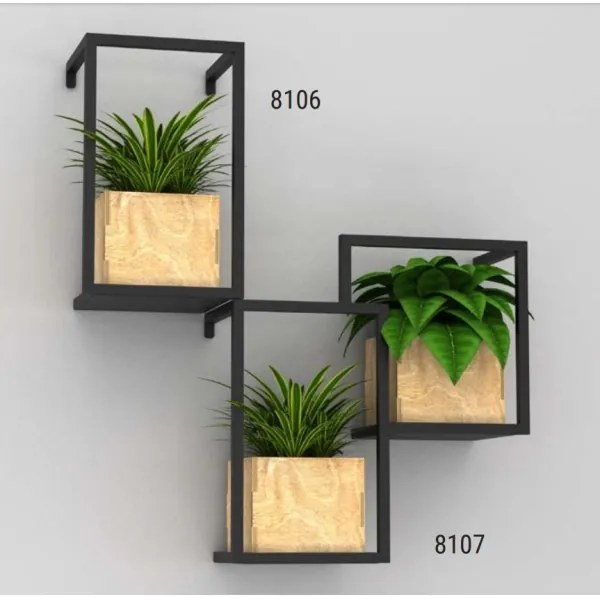 Vaso da fiori da parete 38x35,5 cm