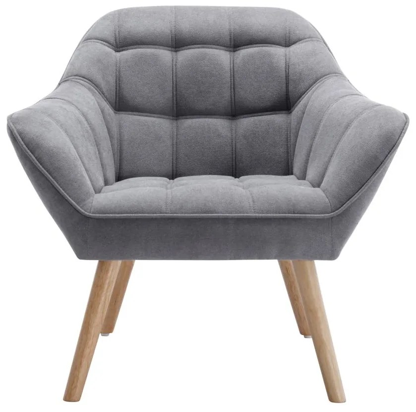 Poltrona in Tessuto Grigio - CASERTA