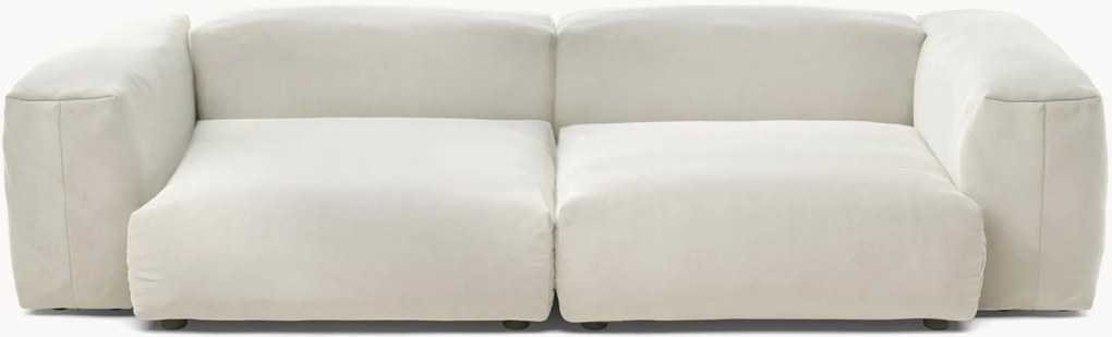 Divano componibile 3 posti in velluto Vetsak