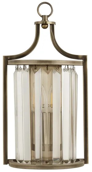 Searchlight 8571AB - Applique VICTORIA 1xE14/60W/230V ottone