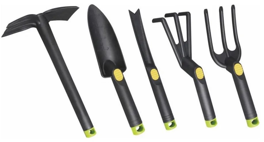 Fieldmann - Set di attrezzi da giardinaggio 5 pz