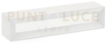 Hermione applique da parete  2 luci in gesso bianco h70x350mm