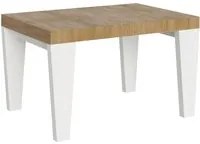 Tavolo Spimbo cm. 90x130 allungabile fino a cm. 234 L.130 P.90 H.77 (Allungabile fino a 234 cm) Colore: Quercia Bianco