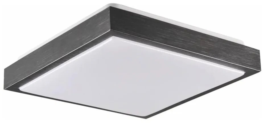 Plafoniera KAZIMIERZ 2xE27/20W/230V 29,5x29,5 cm nero