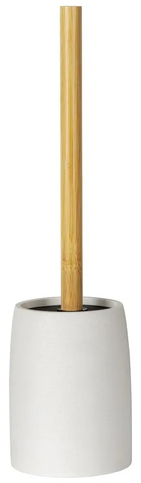 Scopino WC bianco opaco in poliresina Altavalle – Wenko