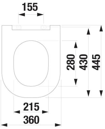 JIKA H8917167160631 - Sedile SoftClose MIO duroplast opaco nero
