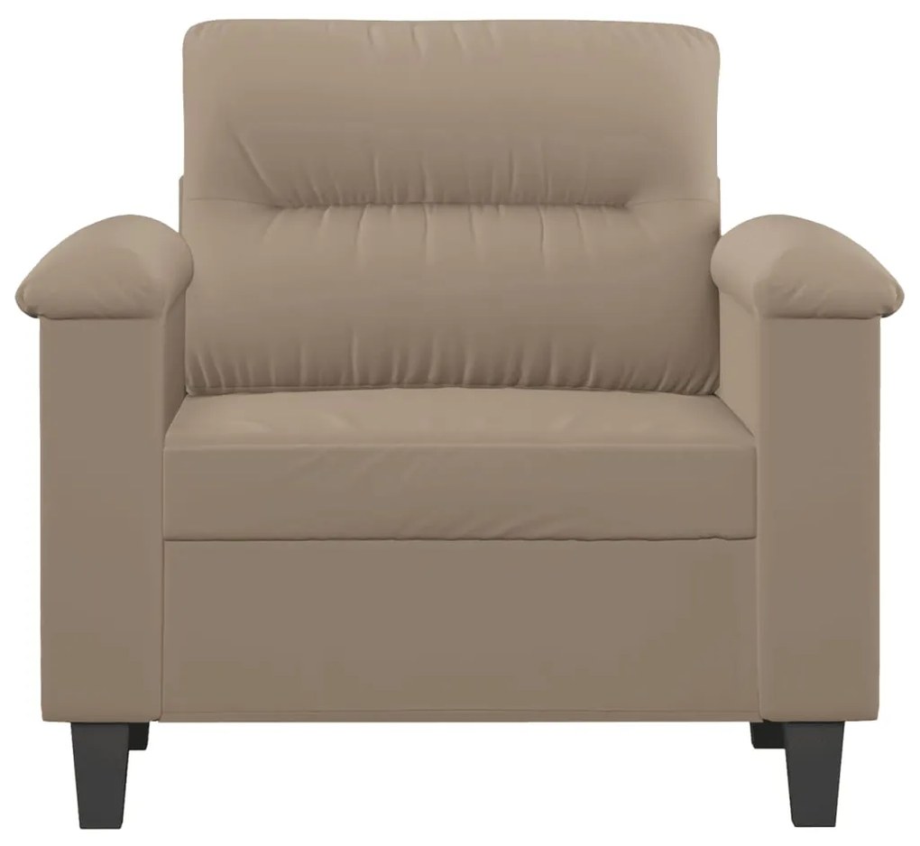Poltrona tortora 60 cm in microfibra