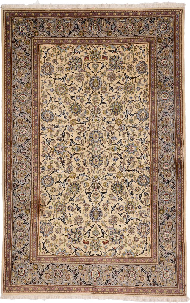 Kashan Tappeto persiano 140x210 (Iran) Annodato A Mano