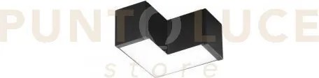 Connettore angolare led nero 8w 1100lm cct 3000k / 4000k per barra ...